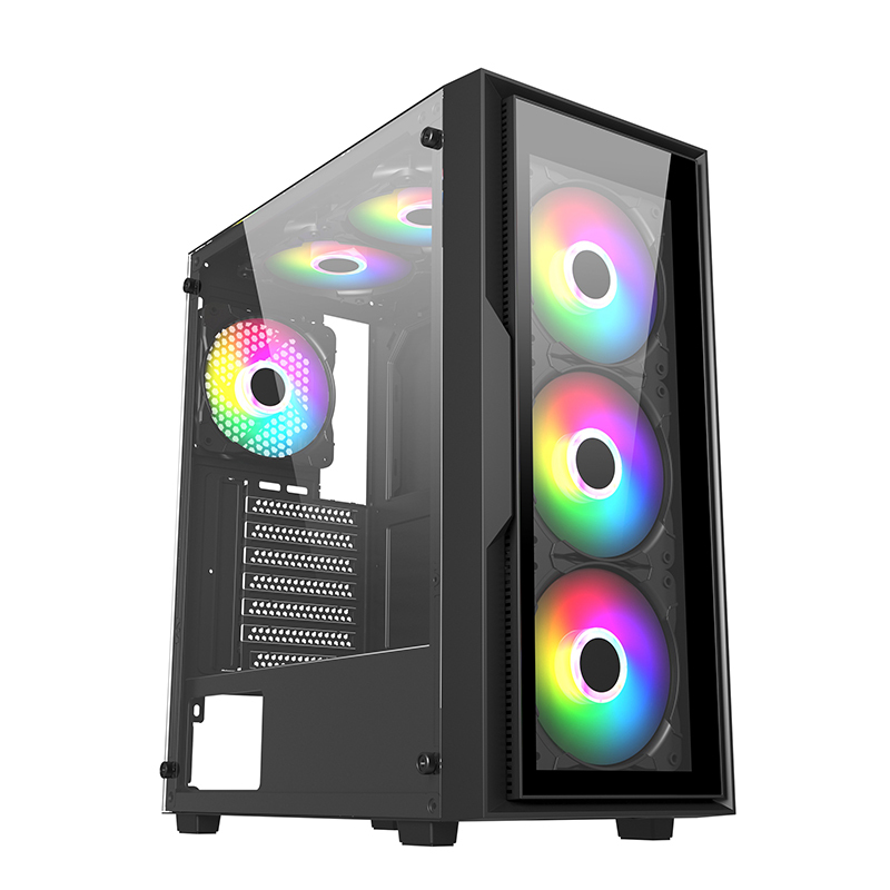 ATX Gaming Case New Panel Design 7 PCI Slots Glass Panel High Quality PC Tower 3.0USB