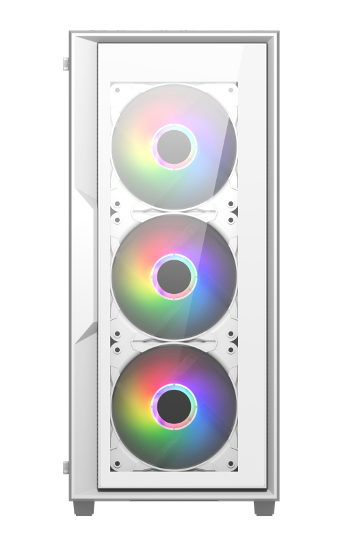 black desktop white Micro ATX ITX MATX Gamer gaming computer pc cases & towers with rgb fan