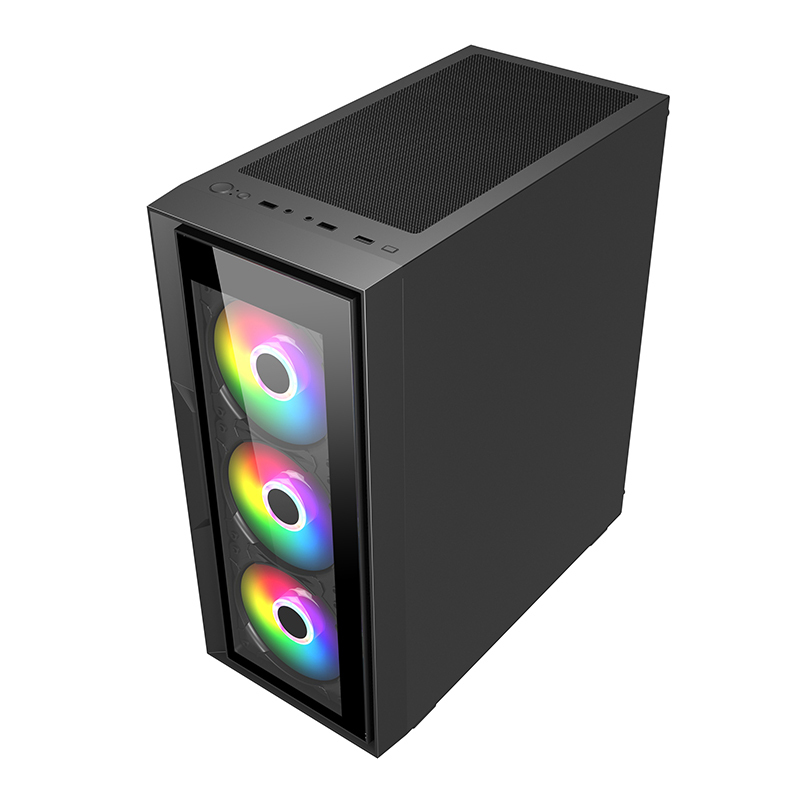 ATX Gaming Case New Panel Design 7 PCI Slots Glass Panel High Quality PC Tower 3.0USB