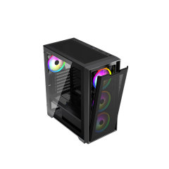 Tempered glass ATX Computer Cases Pc chassis Gaming for Computer parts Heat dissipation computer case desktop