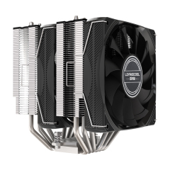 2-Fan 6-Heat Pipe Double Tower CPU Cooler Air Heatsink PC Radiator with Fluid Bearing for Intel LGA 2011 X79 X99 AMD Computer