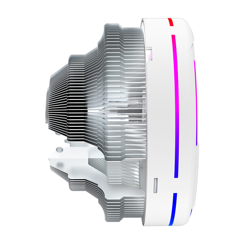 New Arrival UFO Design Computer CPU Radiator Fan Color LED Changing RGB CPU Air Cooler Fan For PC Processor