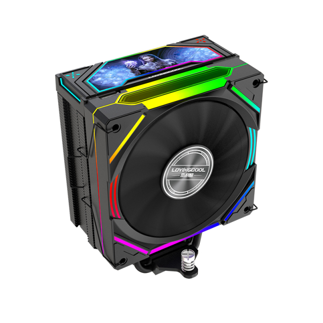 Hot Sales 4 Heat Pipes ARGB 120mm CPU Cooler 4 Pin PWM CPU Air Cooling Fan Cheap Cooler Intel AMD