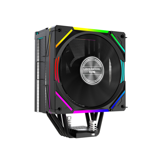 Hot Sales 4 Heat Pipes ARGB 120mm CPU Cooler 4 Pin PWM CPU Air Cooling Fan Cheap Cooler Intel AMD