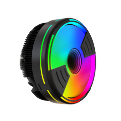 New Arrival UFO Design Computer CPU Radiator Fan Color LED Changing RGB CPU Air Cooler Fan For PC Processor