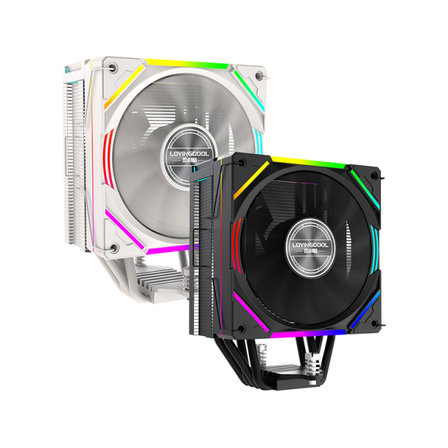 Hot Sales 4 Heat Pipes ARGB 120mm CPU Cooler 4 Pin PWM CPU Air Cooling Fan Cheap Cooler Intel AMD