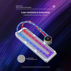 360MM High Quality Computer Cooling System Liquid Cooler PC Radiator AIO CPU Cooler with Real Time TEMP Display