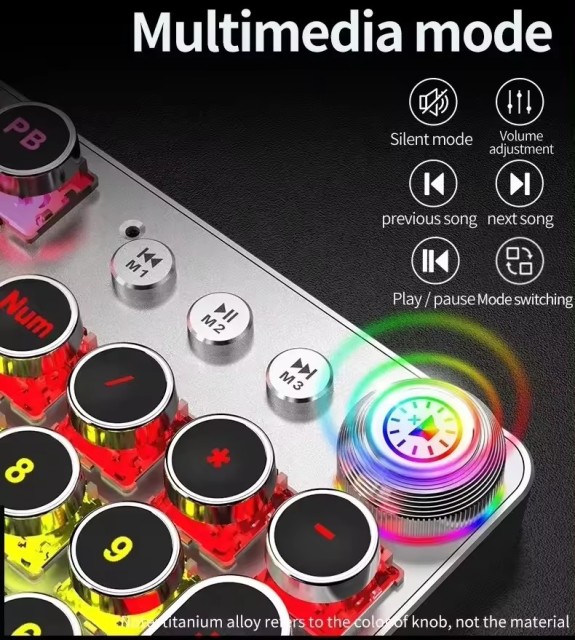 2024 Factory Direct Sale Gaming Mechanical Keyboard 820A RGB Backlit 84 Keys Wired Keyboard Mechanical