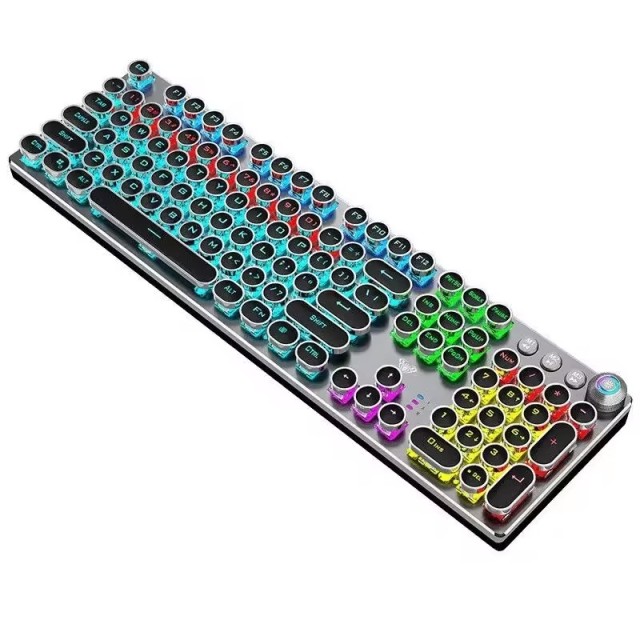 2024 Factory Direct Sale Gaming Mechanical Keyboard 820A RGB Backlit 84 Keys Wired Keyboard Mechanical