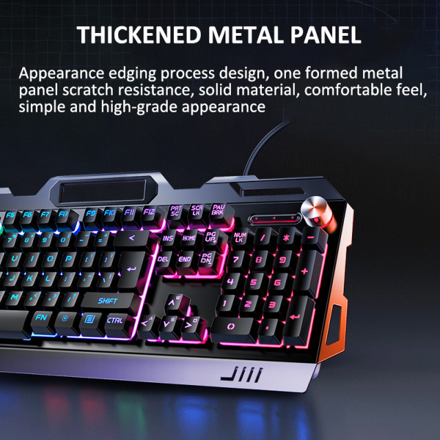 OEM Custom Mechanical Gaming Keyboard RGB keyboard Cyan Axis Keyboard with multi media key