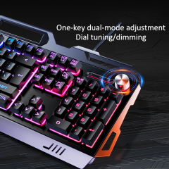 OEM Custom Mechanical Gaming Keyboard RGB keyboard Cyan Axis Keyboard with multi media key