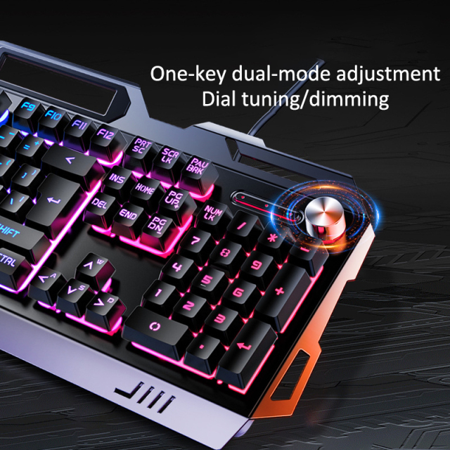 OEM Custom Mechanical Gaming Keyboard RGB keyboard Cyan Axis Keyboard with multi media key