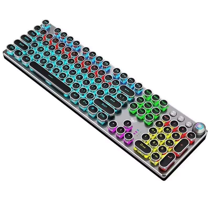 2024 Factory Direct Sale Gaming Mechanical Keyboard 820A RGB Backlit 84 Keys Wired Keyboard Mechanical