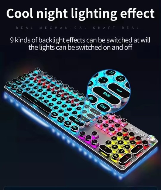 2024 Factory Direct Sale Gaming Mechanical Keyboard 820A RGB Backlit 84 Keys Wired Keyboard Mechanical