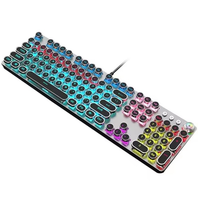 2024 Factory Direct Sale Gaming Mechanical Keyboard 820A RGB Backlit 84 Keys Wired Keyboard Mechanical
