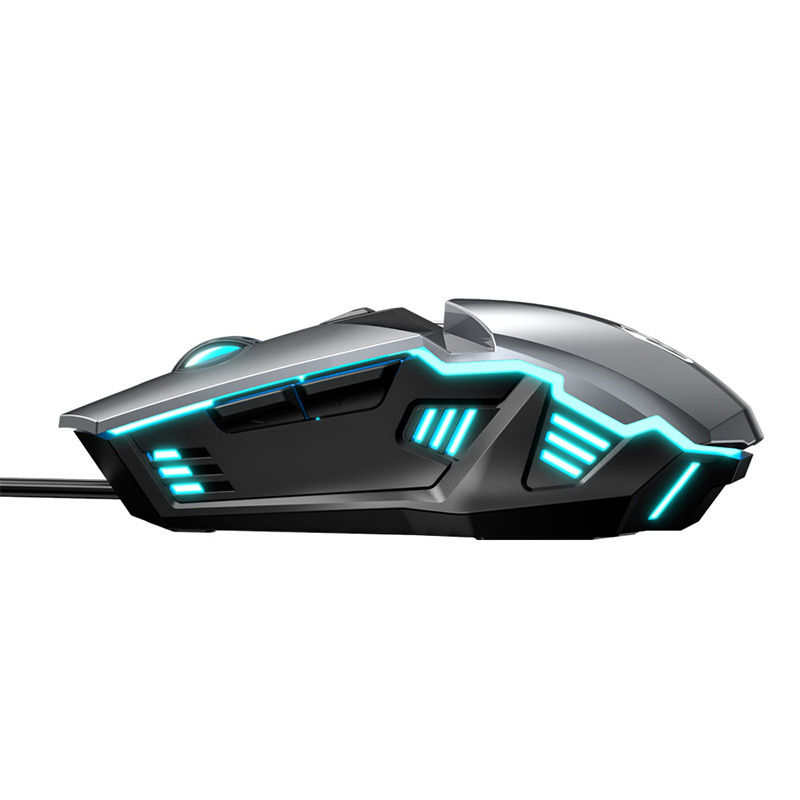 Hot Selling Custom Mech Gaming Mouse 1.8M Cable Long Computer Games USB Desktop Office Computer Games Mouse Gamer