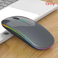 Hot Selling Wireless 2.4Ghz Bluetooth 5.2 Dual Mode RGB Gaming Mouse For Desktop/Laptop/Pad/Phone Ergonomic Design