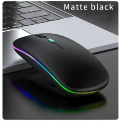Hot Selling Wireless 2.4Ghz Bluetooth 5.2 Dual Mode RGB Gaming Mouse For Desktop/Laptop/Pad/Phone Ergonomic Design