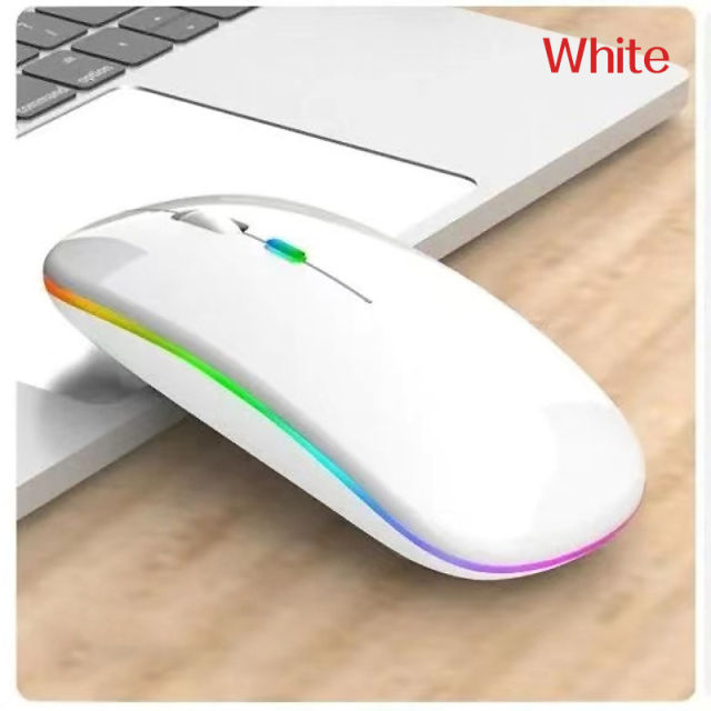 Hot Selling Wireless 2.4Ghz Bluetooth 5.2 Dual Mode RGB Gaming Mouse For Desktop/Laptop/Pad/Phone Ergonomic Design