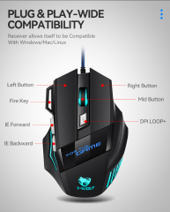 New hyperspeed M1 gaming mouse rechargeable silent click universal lightspeed anti slip mouse with power bank