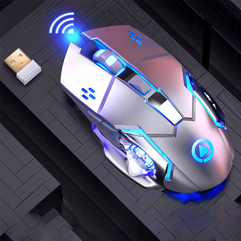 Cheap gaming mouse LED light PC desktop computer universal USB wireless optical LED backlit gaming mouse