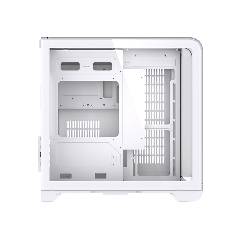 Custom Gaming PC Computer Case Bag Tempered Glass Mid Tower MATX Desktop PC Game Case with LCD Temperature Display