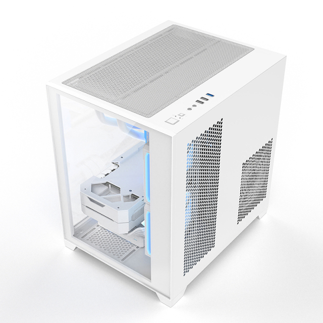 hot selling pc case Gaming pc cabinet gaming computer case ATX M-ATX Towers with 120MM RGB Fan