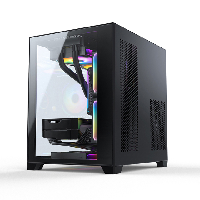 Hot Selling pc Case Gaming pc cabinet gaming computer case ATX M-ATX Towers with 120MM RGB Fan