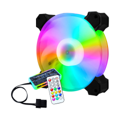 1pc 120mm RGB fan with RGB controller set