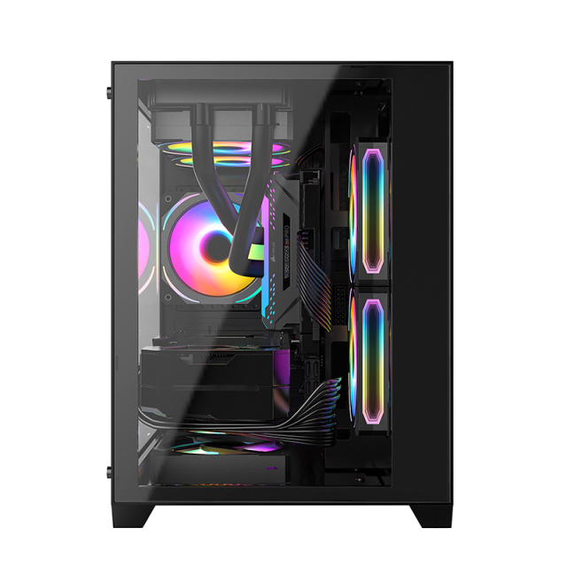 Hot Selling pc Case Gaming pc cabinet gaming computer case ATX M-ATX Towers with 120MM RGB Fan