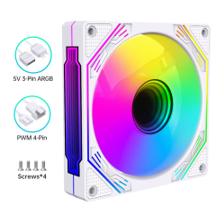 White RGB Fan