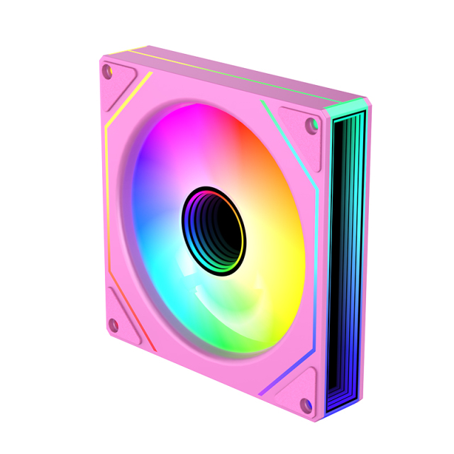 2024 Benutzer definierte ARGB-Gaming-Gehäuse lüfter 120mm RGB-LED-Beleuchtung Effizienter CPU-Kühler PC-Lüfter für PC mit Controller