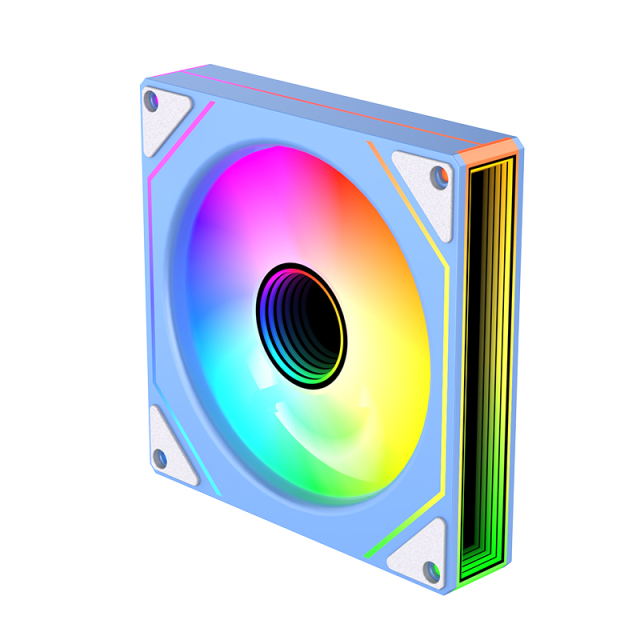 2024 Benutzer definierte ARGB-Gaming-Gehäuse lüfter 120mm RGB-LED-Beleuchtung Effizienter CPU-Kühler PC-Lüfter für PC mit Controller