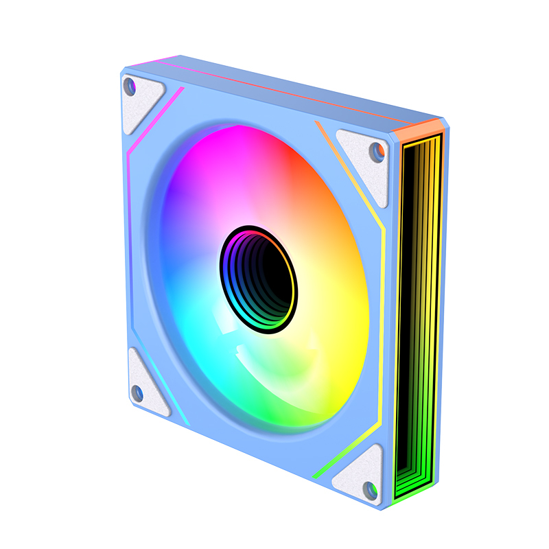 2024 Benutzer definierte ARGB-Gaming-Gehäuse lüfter 120mm RGB-LED-Beleuchtung Effizienter CPU-Kühler PC-Lüfter für PC mit Controller