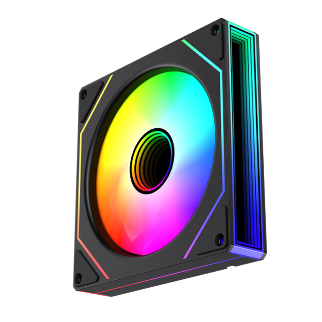 4 Pin Pwm 120mm Pc Case Fan Quiet 12cm Cooling Fan Silent CPU Cooler 12v Dc Adjust Speed Radiator RGB Fans for PC