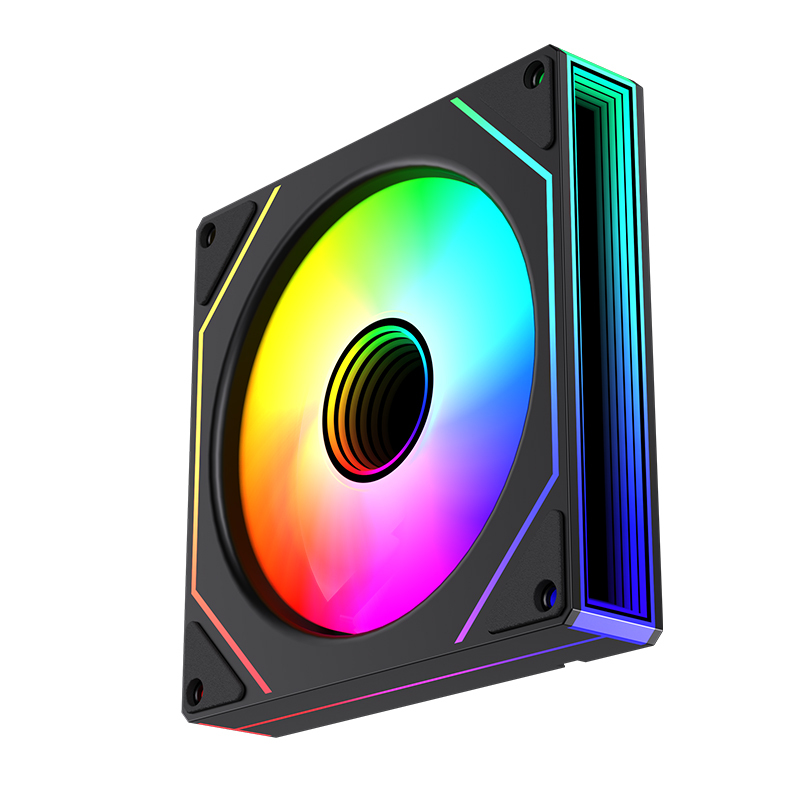 4 Pin Pwm 120mm Pc Case Fan Quiet 12cm Cooling Fan Silent CPU Cooler 12v Dc Adjust Speed Radiator RGB Fans for PC
