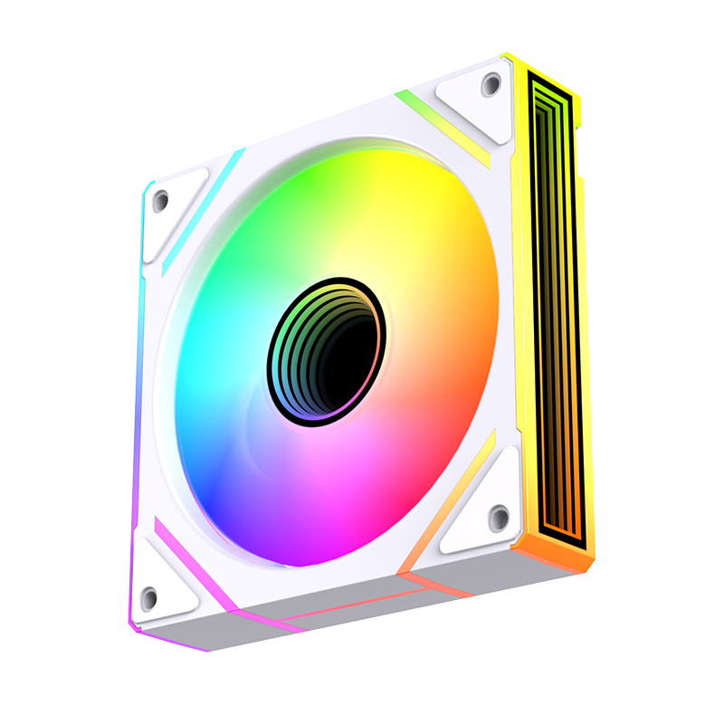 Factory Hpt Sale Silent High Airflow 5V 12V 120mm RGB Computer Case PC Cooling Fan Air Cooler for PC Gaming