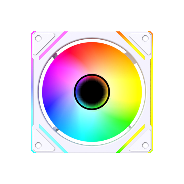 Factory Hpt Sale Silent High Airflow 5V 12V 120mm RGB Computer Case PC Cooling Fan Air Cooler for PC Gaming