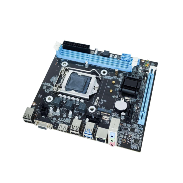 Factory price H81 LGA1150 Desktop Computer Motherboard with Two DDR3 Ram Slots