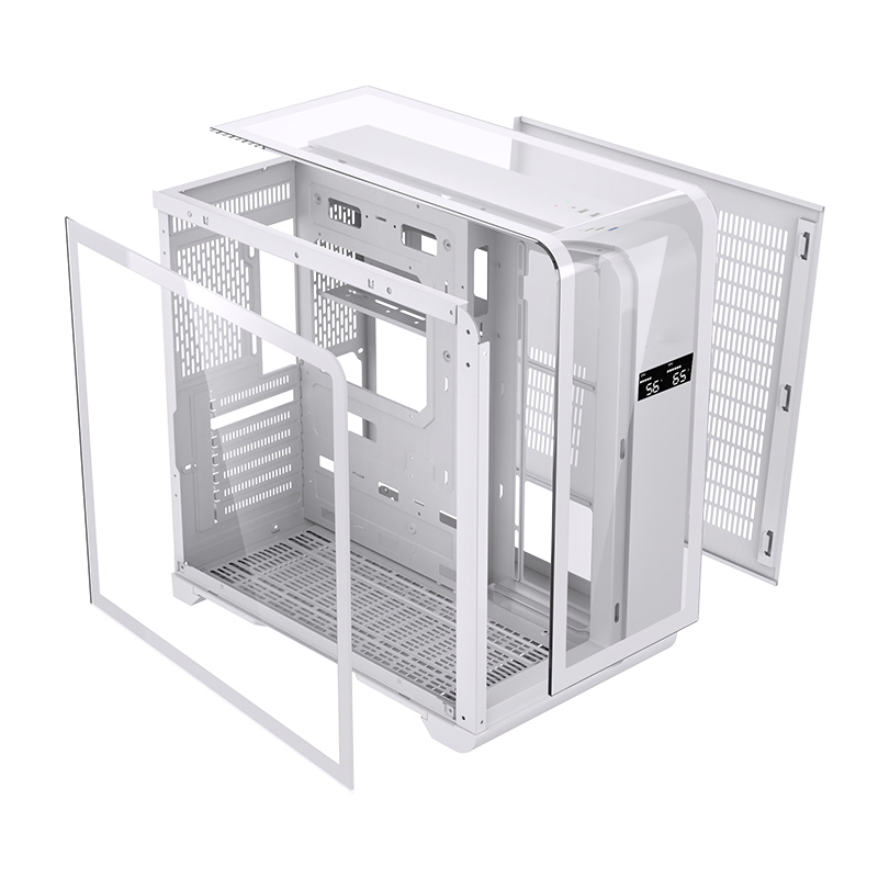 Manufactures OEM/ ODM Custom Mid Tower ATX Gaming PC Case Desktop Computer Cases Cabinet with Temperature Display