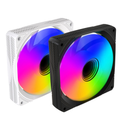 Computer Case Fans High Performance Cooling Low Noise RGB 6-Pin 1200 RPM Hydraulic Bearing RGB fan