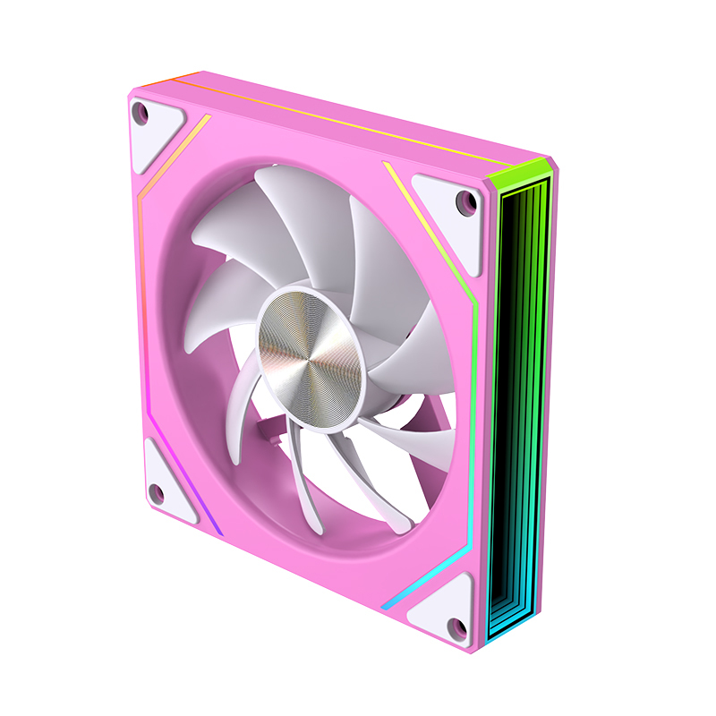 Cooler Fan RGB LED Low Noise CPU Cooling Fan PC Computer Case Heatsink 4pin Remote Hot Sale 12V Plastic RGB Fan