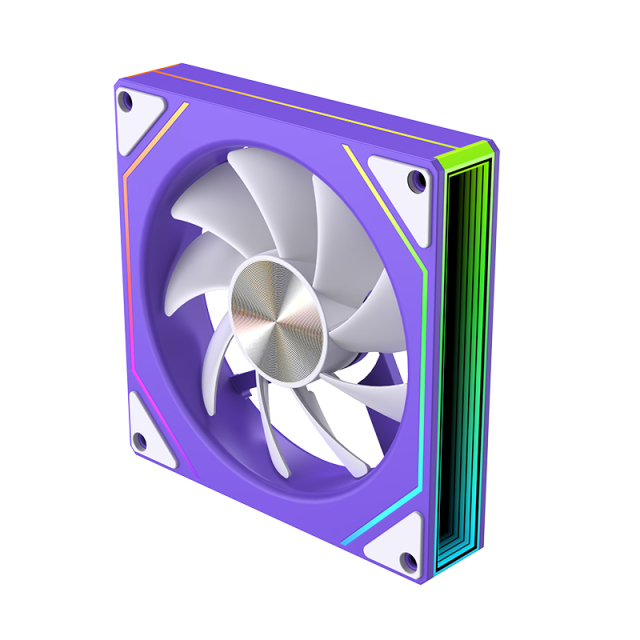 Cooler Fan RGB LED Low Noise CPU Cooling Fan PC Computer Case Heatsink 4pin Remote Hot Sale 12V Plastic RGB Fan