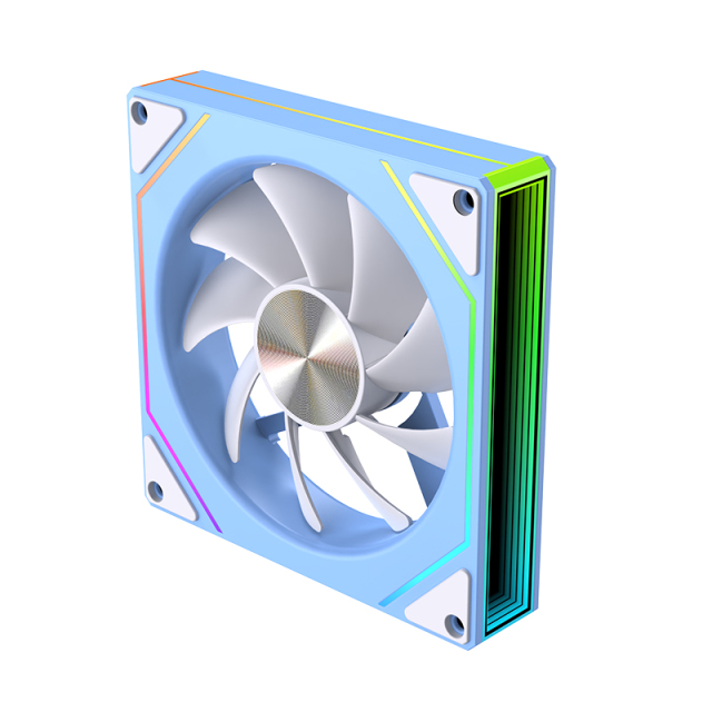 Cooler Fan RGB LED Low Noise CPU Cooling Fan PC Computer Case Heatsink 4pin Remote Hot Sale 12V Plastic RGB Fan