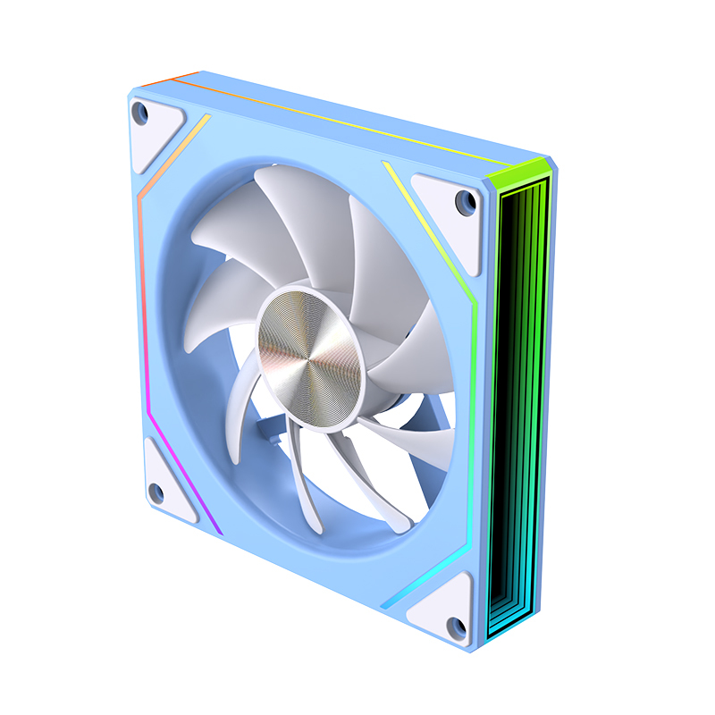 Cooler Fan RGB LED Low Noise CPU Cooling Fan PC Computer Case Heatsink 4pin Remote Hot Sale 12V Plastic RGB Fan