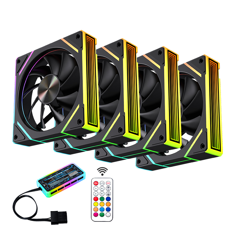 Hot Sale Pc Accessories High Performance Cooling120 mm Computer Chassis Cooler Fan Case Argb Gaming Case Cooling Fan