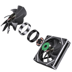 Newly Custom Silent PC Case Fan RGB Ventilador 120mm RGB Computer Fan 120mm Gaming PC Cabinet Cooling Fan