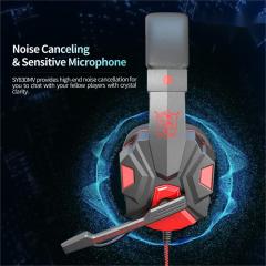LED Light Stereo Gaming Headphones Headset Bass Surround USB Headband Noise Cancelling Gamer Headset With Mic for Computer PS4 P