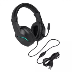 Factory direct Gaming Wired Earphone Headsets With Microphone Professional Noise Canceling Stereo Gaming Headphones