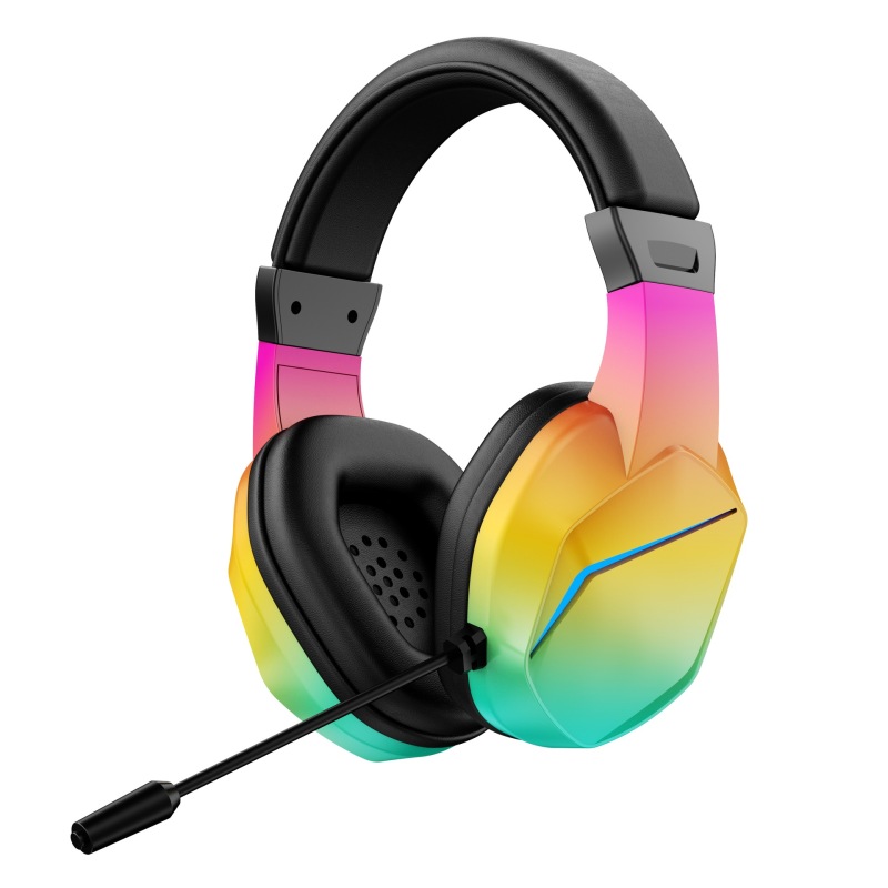 Factory direct Gaming Wired Earphone Headsets With Microphone Professional Noise Canceling Stereo Gaming Headphones